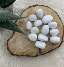 Terra Vita Trommelsteen  Witte Jade