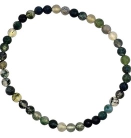 Terra Vita Bracelet Agate Mousse(4mm)