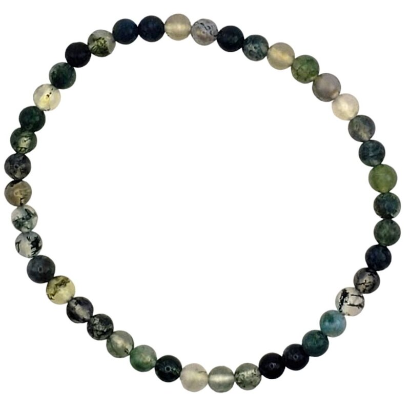 Terra Vita Bracelet Agate Mousse(4mm)