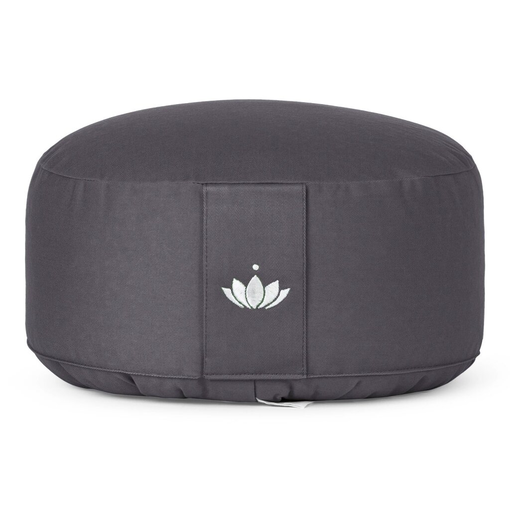 LOTUSCRAFTS Coussin de Méditation Lotus (H: 15cm) (Anthracite)