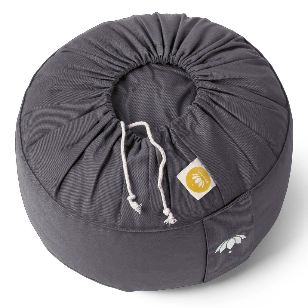 LOTUSCRAFTS Meditation Cushion Lotus (H: 15cm) (Anthracite)