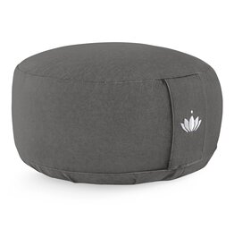 LOTUSCRAFTS Meditation Cushion Lotus (H: 15cm) (Anthracite)