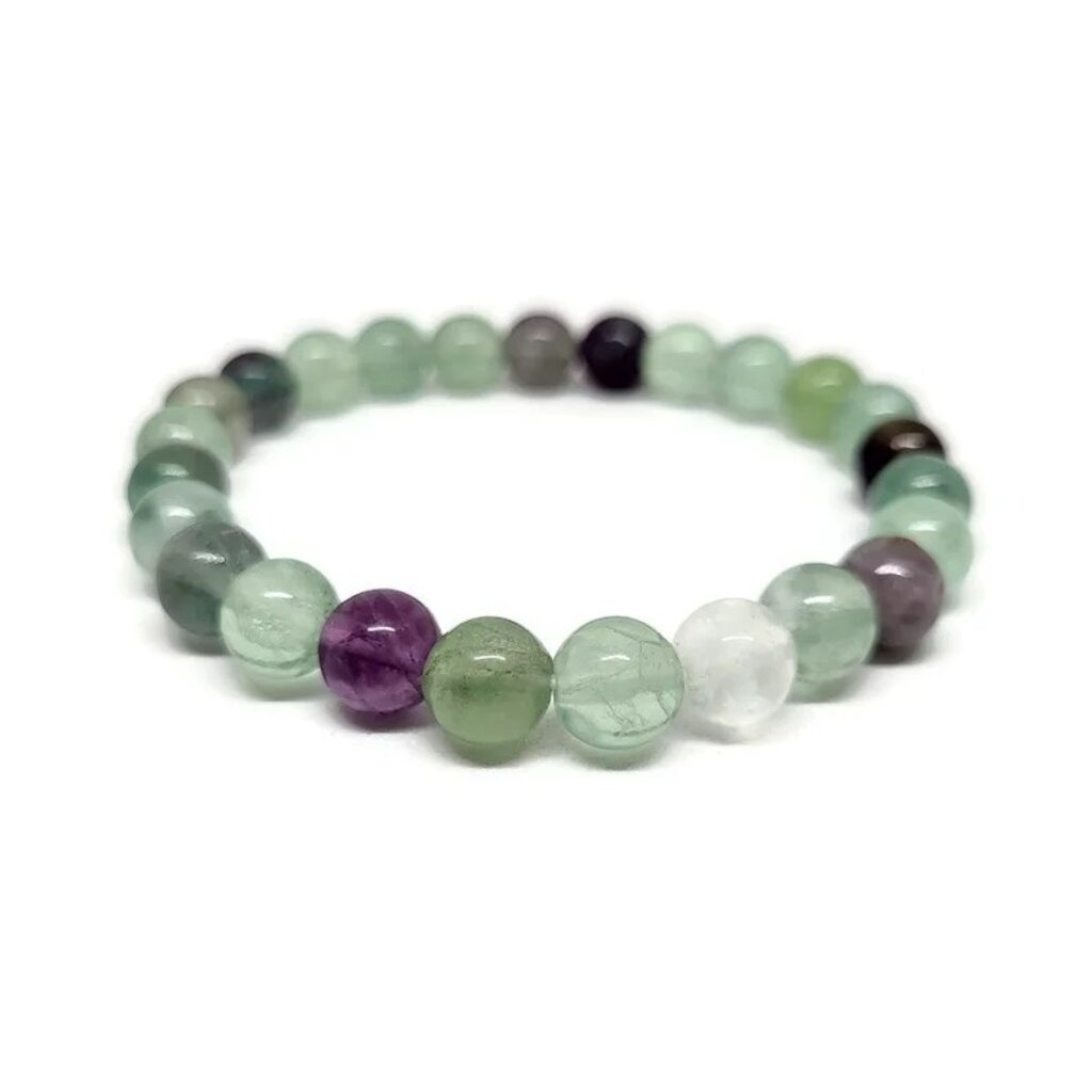 Terra Vita Bracelet fluorite arc-en-ciel (6 mm)