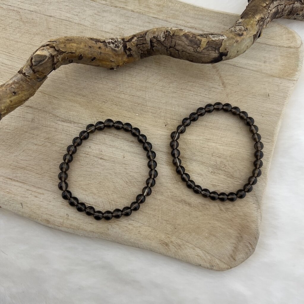 Terra Vita Bracelet Quartz Fumé (6 mm)