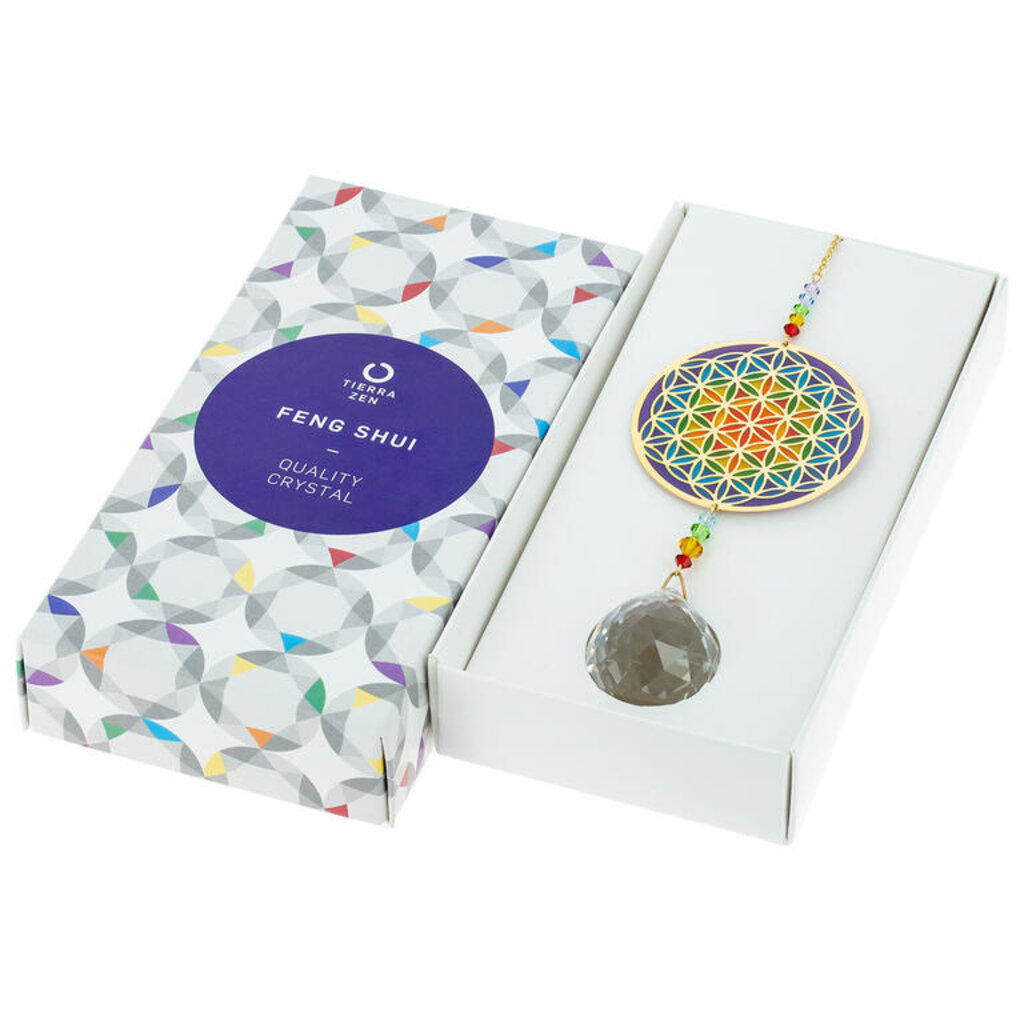 Terra Vita Sphère de Cristal Feng Shui | fleur de Vie