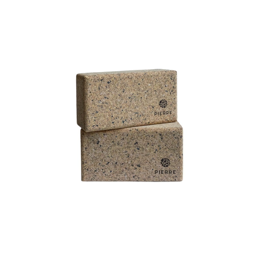 PIERRE Yoga block cork & recycled rubber (Small)