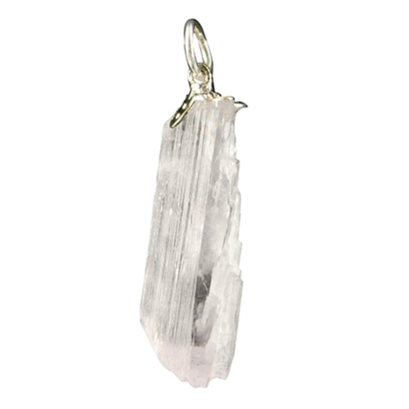 Terra Vita Pendentif en Kunzite | Rugueux