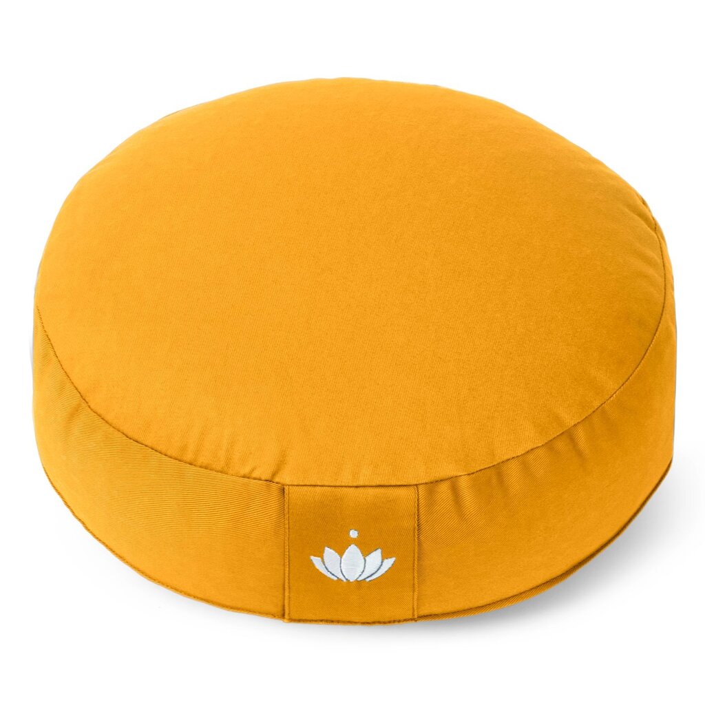 LOTUSCRAFTS Meditatiekussen Lotus KLEIN (Safran Yellow)