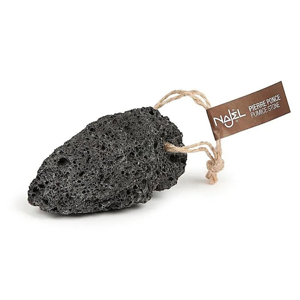 Najel Lava Scrub Stone with Hanging Rope