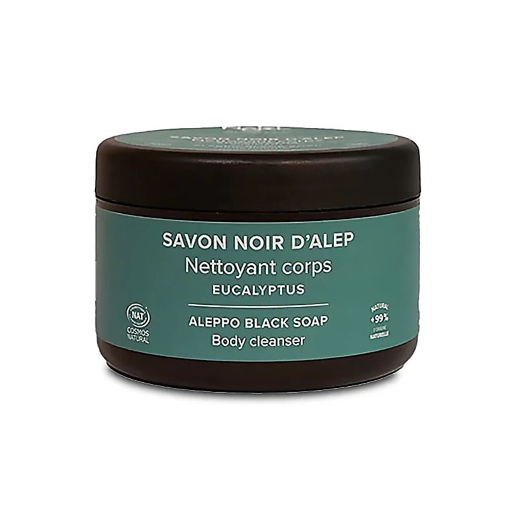 Najel Aleppo Black Scrub Soap Eucalyptus