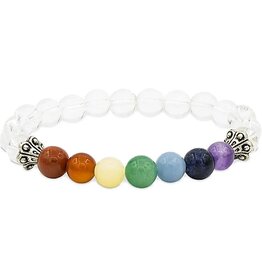 Terra Vita Bracelet Chakra Cristal de Roche (8 mm)
