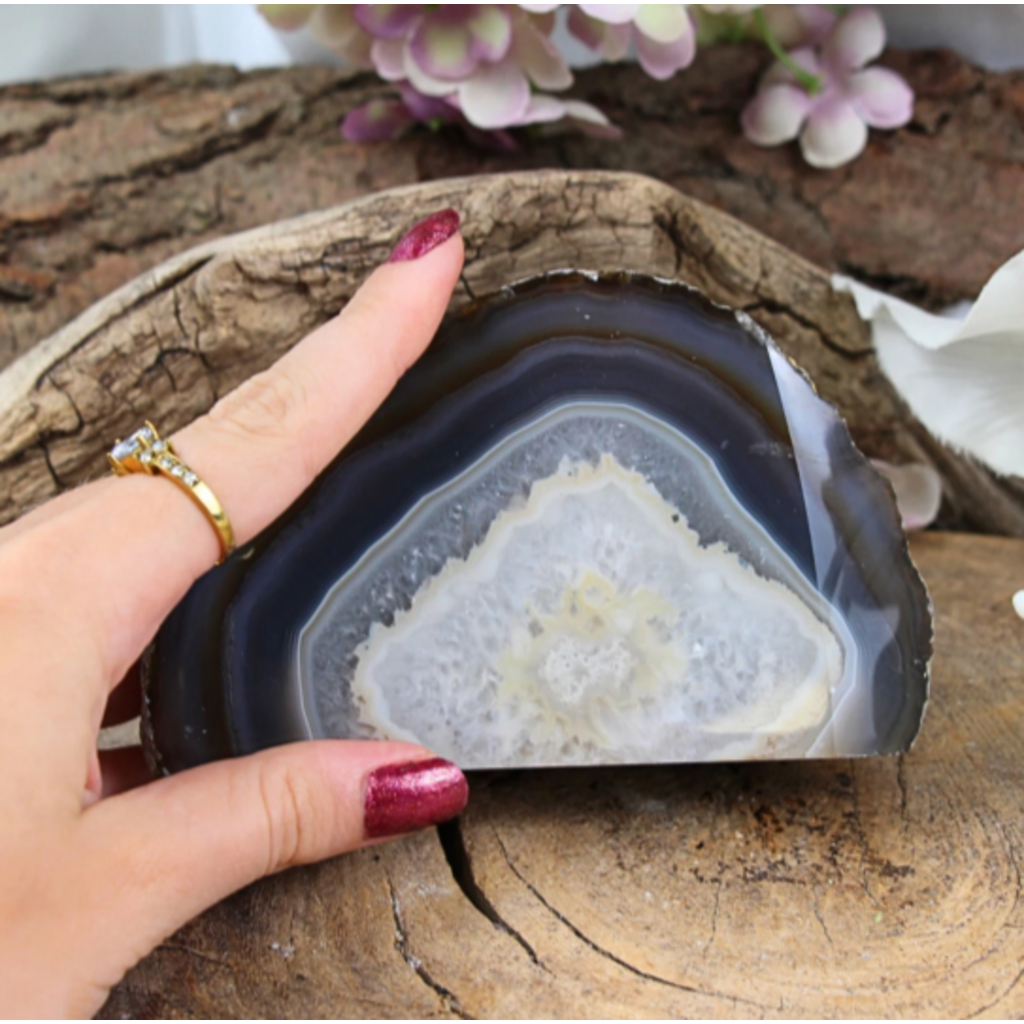 Terra Vita Agate Pointe du Brézil  (13 cm)