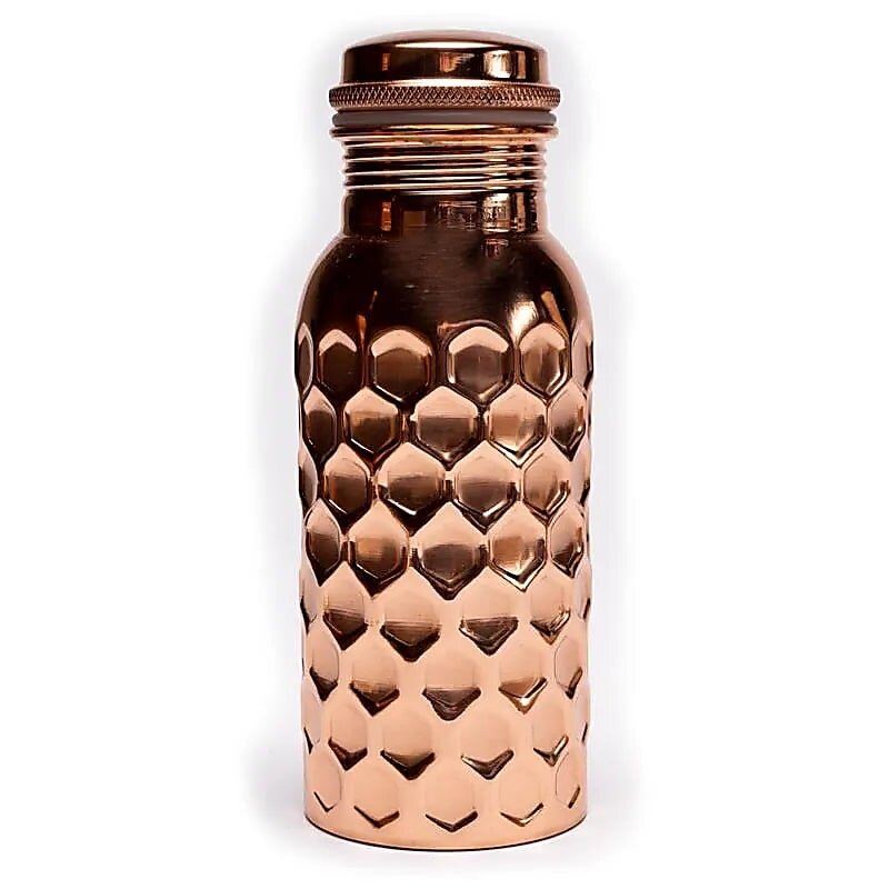Terra Vita Koperen Drinkfles | Gehamerd (500 ml)