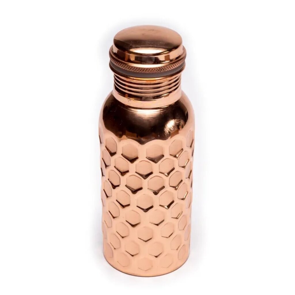 Terra Vita Koperen Drinkfles | Gehamerd (500 ml)