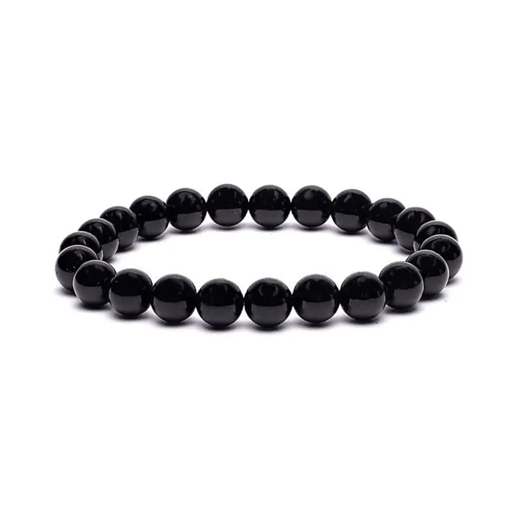 Terra Vita Bracelet  en Tourmaline Noire (8 mm)
