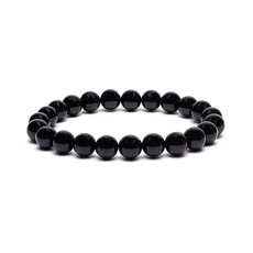 Terra Vita Bracelet  en Tourmaline Noire (8 mm)