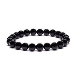 Terra Vita Bracelet  en Tourmaline Noire (8 mm)