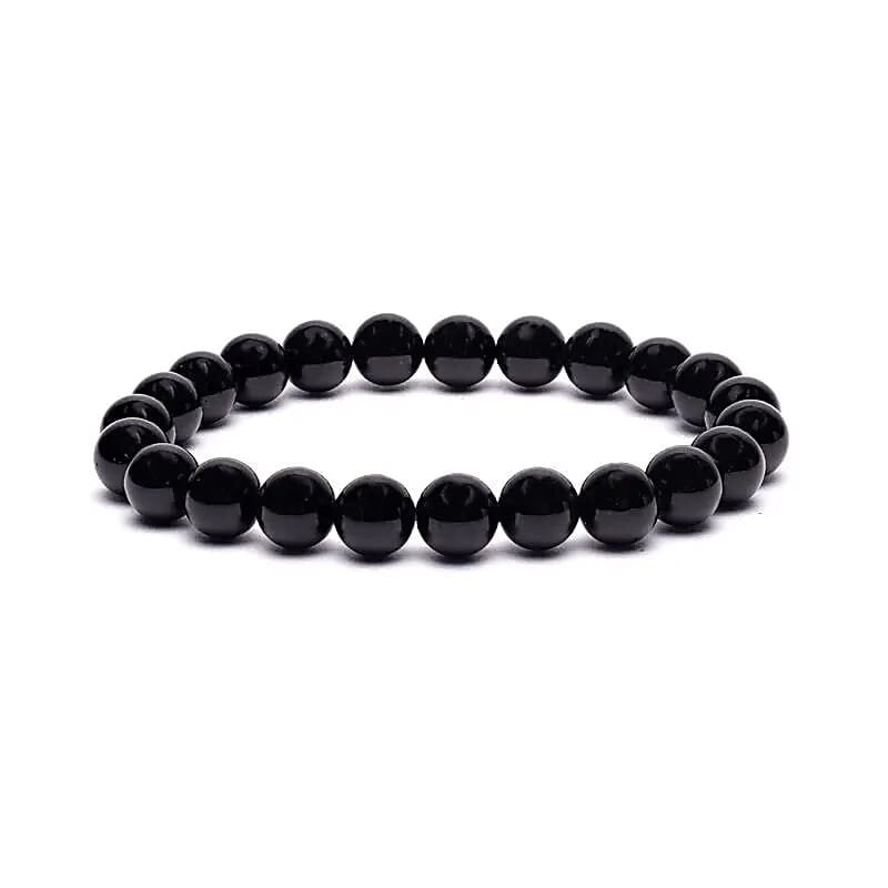 Terra Vita Bracelet  en Tourmaline Noire (8 mm)