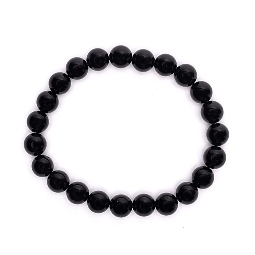 Terra Vita Bracelet  en Tourmaline Noire (8 mm)