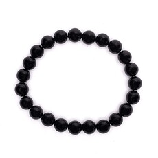Terra Vita Bracelet  en Tourmaline Noire (8 mm)
