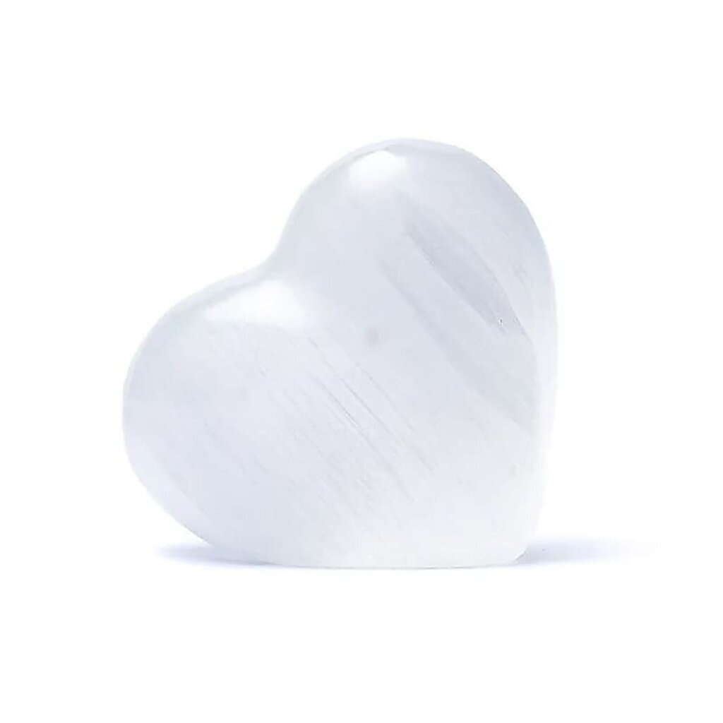 Terra Vita Selenite Heart  (8 cm)