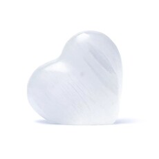Terra Vita Selenite Heart  (8 cm)
