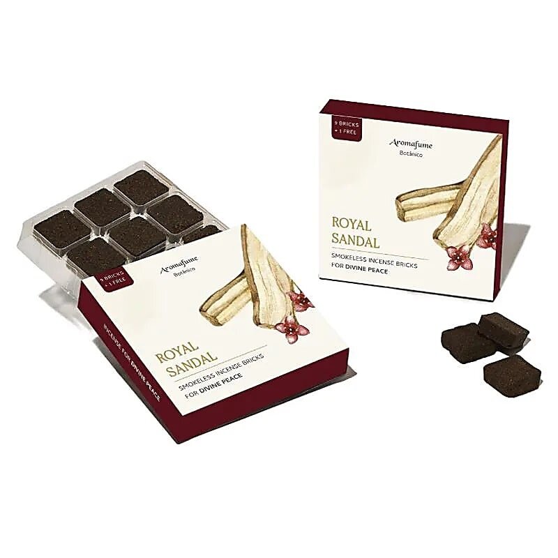 Aromafume Icense Bricks  | Royal Sandal (9pcs)