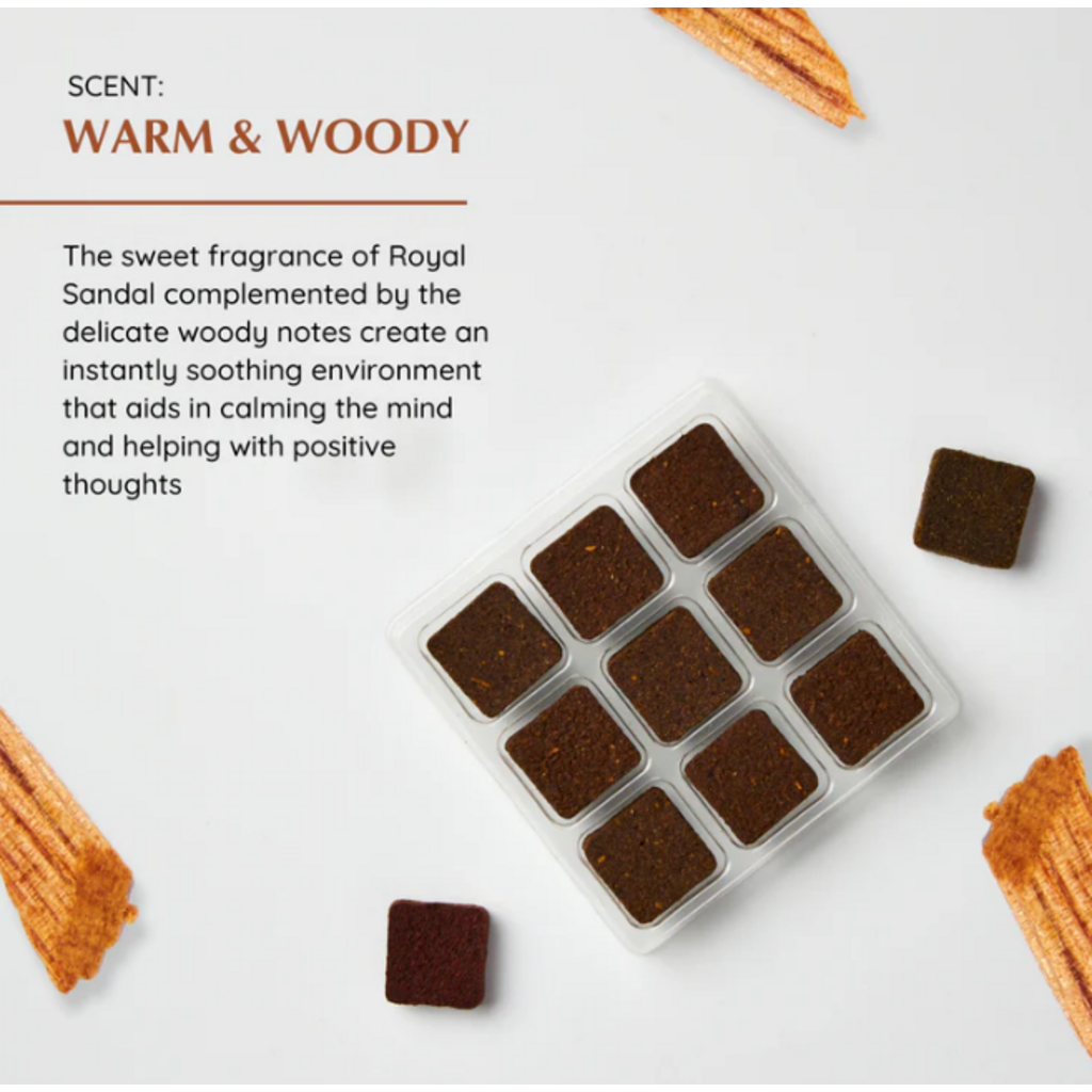 Aromafume Icense Bricks  | Royal Sandal (9pcs)