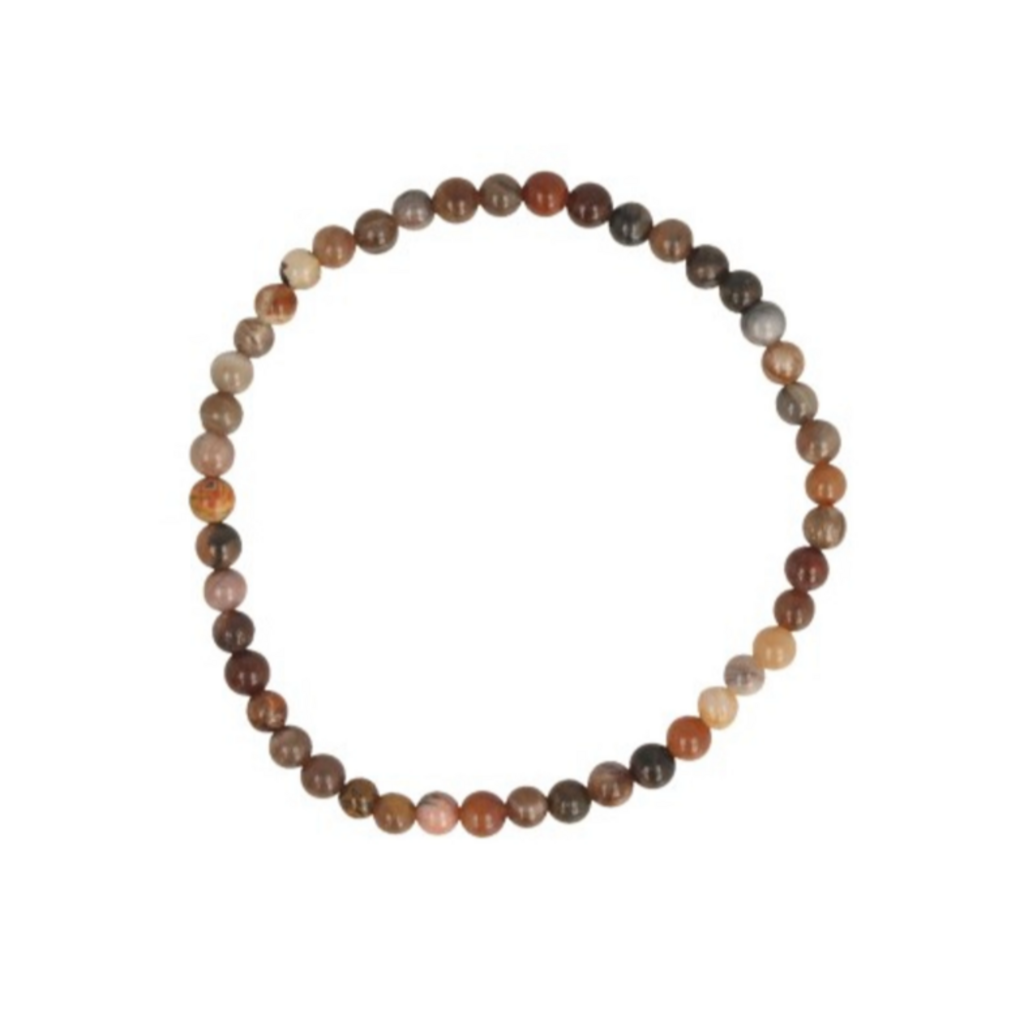 Terra Vita Versteend hout  Armband (4 mm)