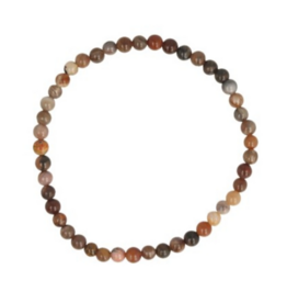 Terra Vita Versteend hout  Armband (4 mm)