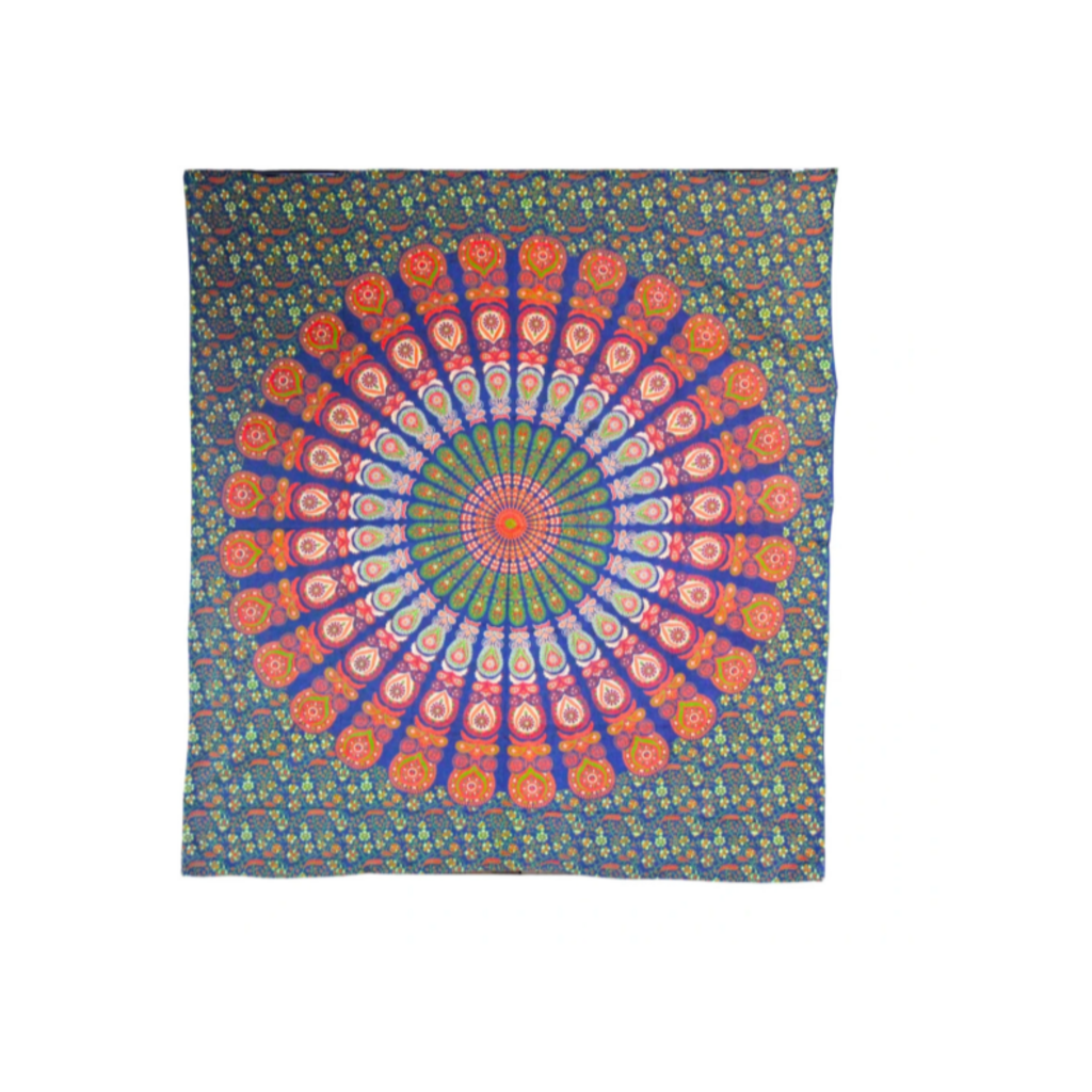 Terra Vita Décoration murale mandala (orange/vert)