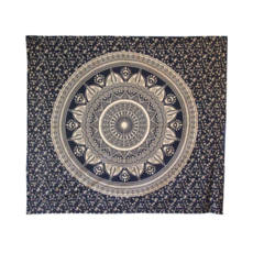 Terra Vita Mandala Wall Hanging (Gold Print)