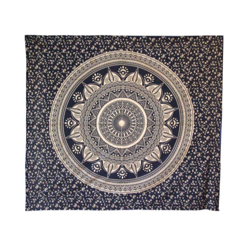 Terra Vita Mandala Wandkleed (Gold Print)