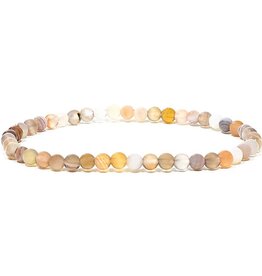 Terra Vita Bracelet  en Agate du Botswana (4 mm)