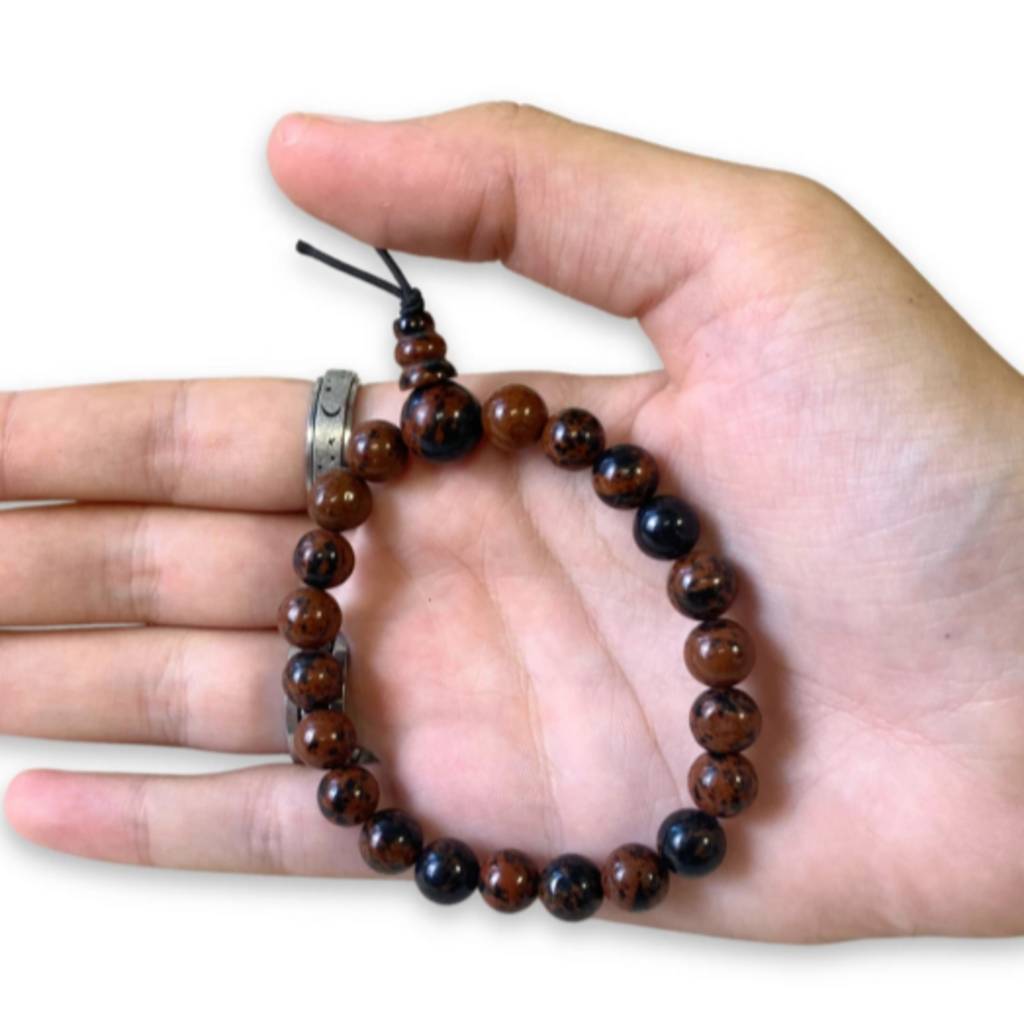 Terra Vita Mala Bracelet Mahogany Obsidian