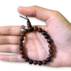 Terra Vita Mala Bracelet Mahogany Obsidian