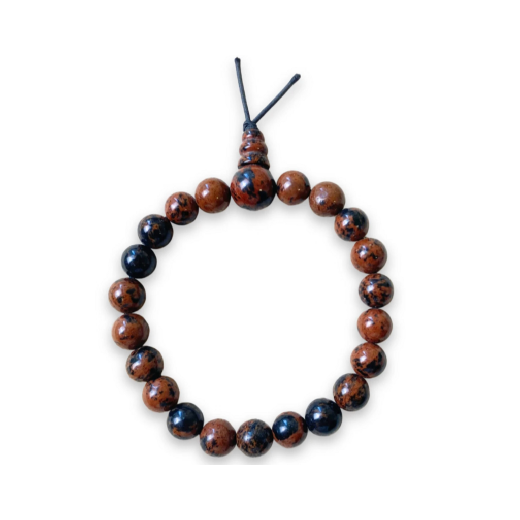 Terra Vita Mala Bracelet Mahogany Obsidian