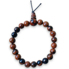 Terra Vita Mala Bracelet Mahogany Obsidian