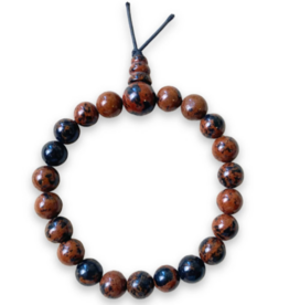Terra Vita Mala Bracelet Mahogany Obsidian