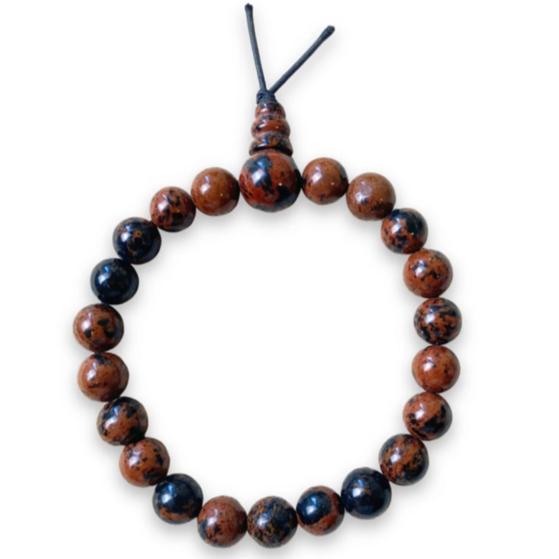 Terra Vita Mala Bracelet Mahogany Obsidian
