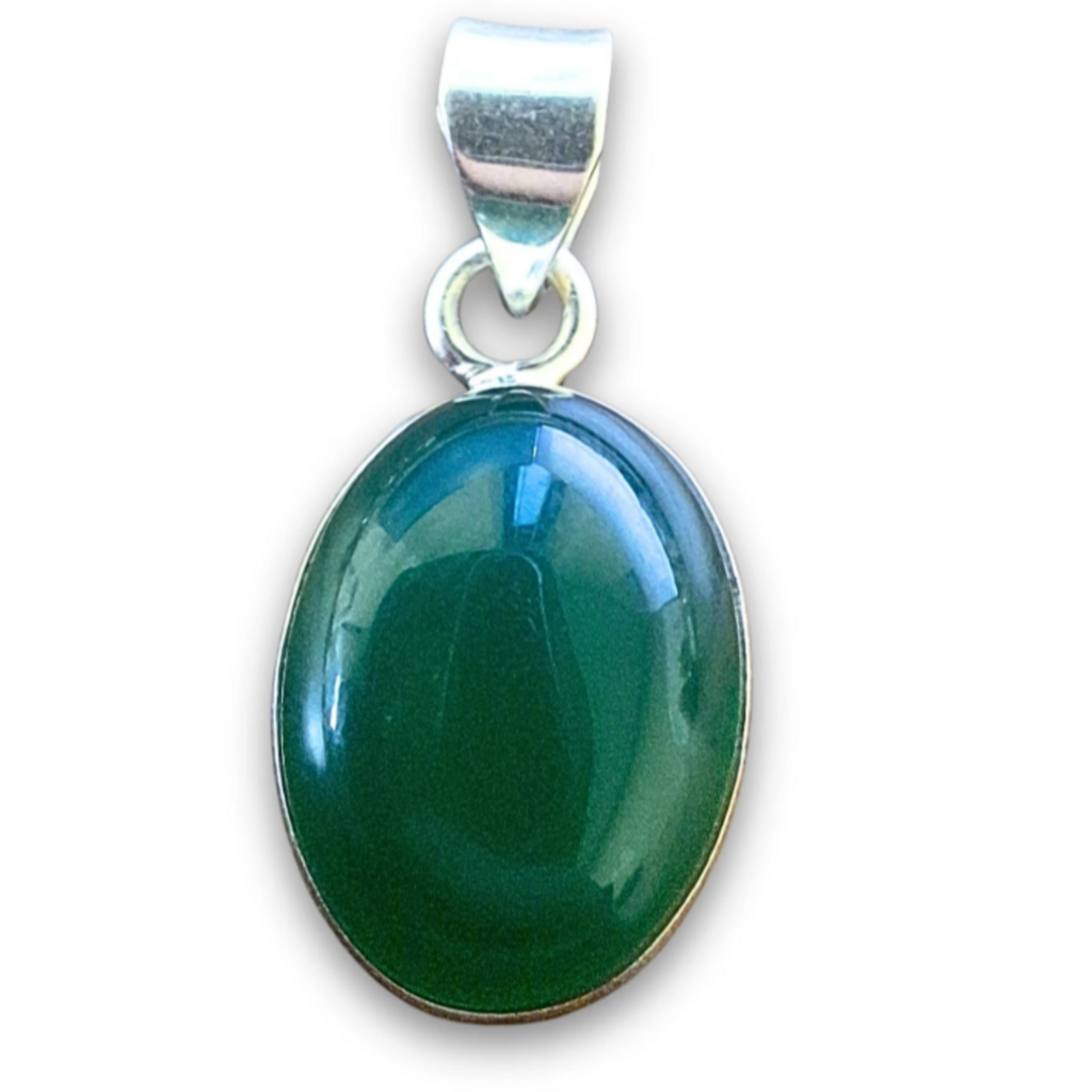 Terra Vita Groene Onyx zilveren hanger