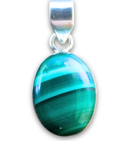 Terra Vita Malachite silver pendant