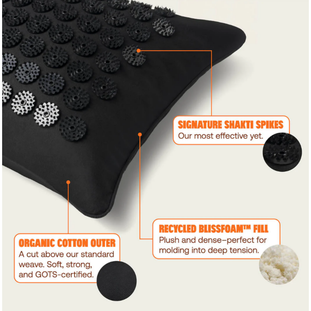 Shakti Mat Premium Acupressure Pillow (level2) (Tulsi)