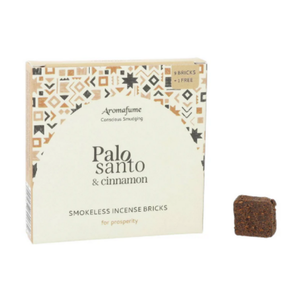 Aromafume Briques d'Encens | Palo Santo et Cannelle (9 pièces)