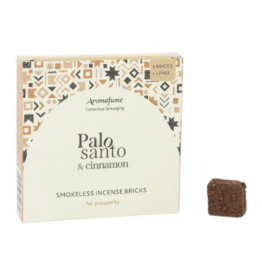Aromafume Briques d'Encens | Palo Santo et Cannelle (9 pièces)