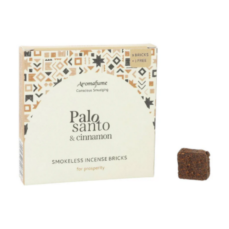 Aromafume Icense Bricks  | Palo Santo & Cinnamon (9pcs)