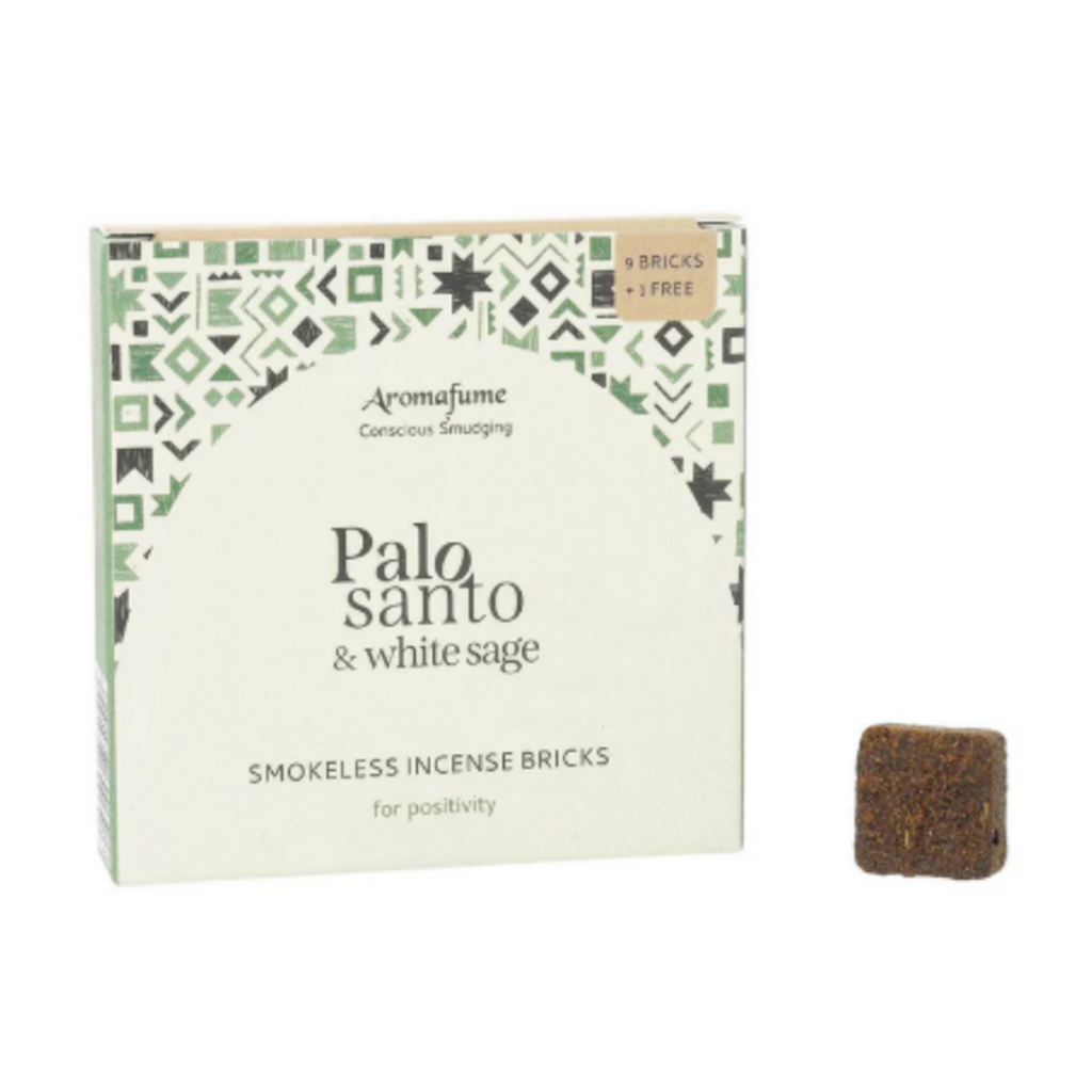 Aromafume Icense Bricks  | Palo Santo & White Sage (9pcs)