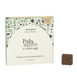 Aromafume Briques d'Encens | Palo Santo et sauge blanche (9 pièces)