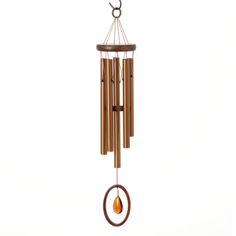 Woodstock Chimes Windorgel van Kristallen Stilte (Brons)