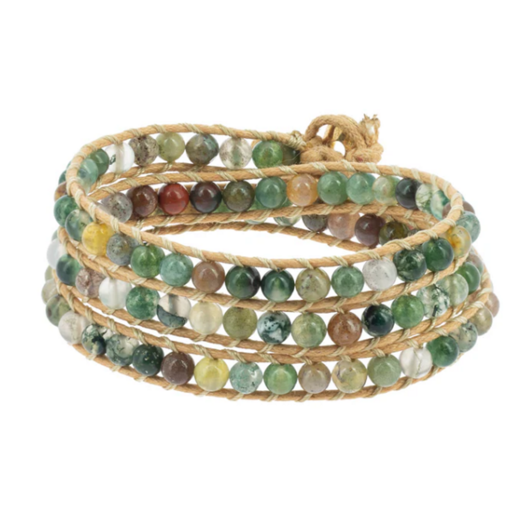 Terra Vita Oceaan Jaspis Naga Armband (4 mm)